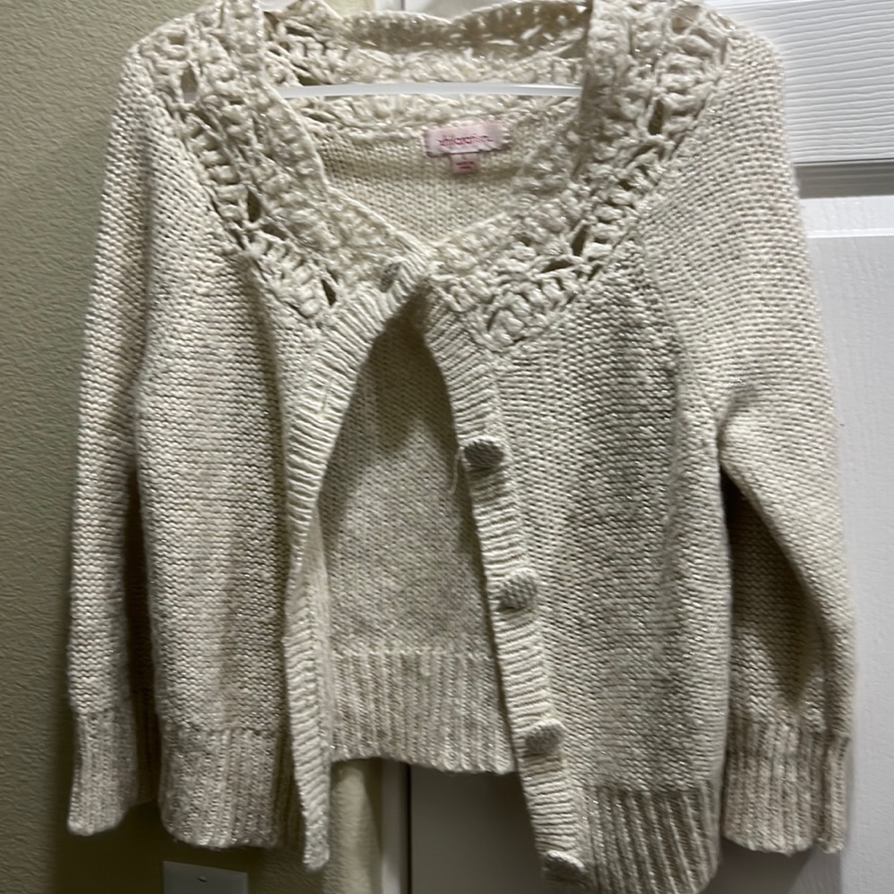 Cream cardigan